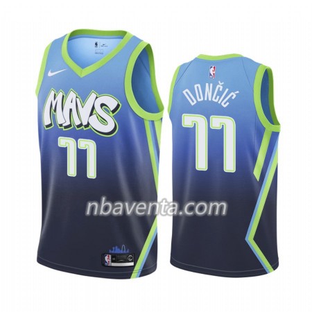 Camiseta Hombre Dallas Mavericks Luka Doncic 77 2019-20 Nike City Edition Swingman